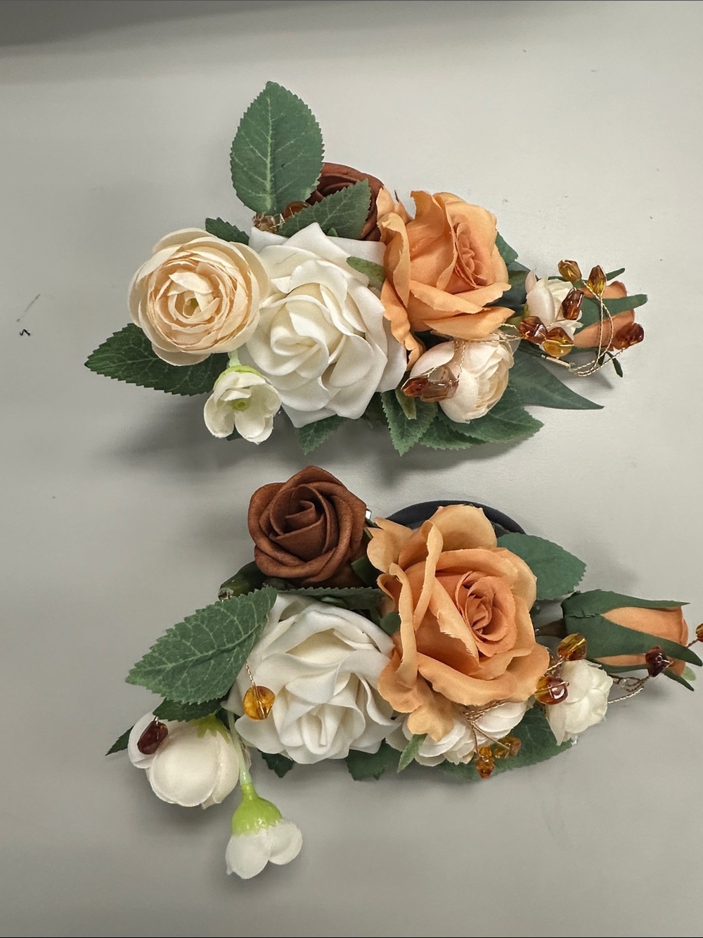 Shoulder Corsages- Terracotta - Ling's Moment